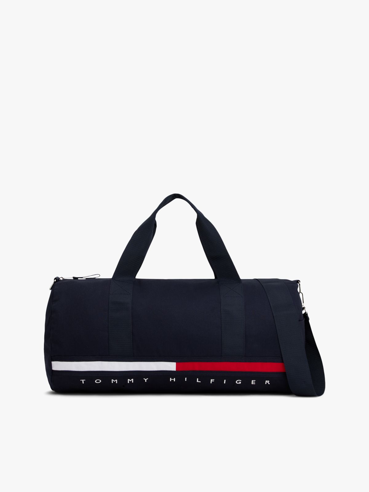 Flag Stripe Logo Duffel Bag — Sky Captain