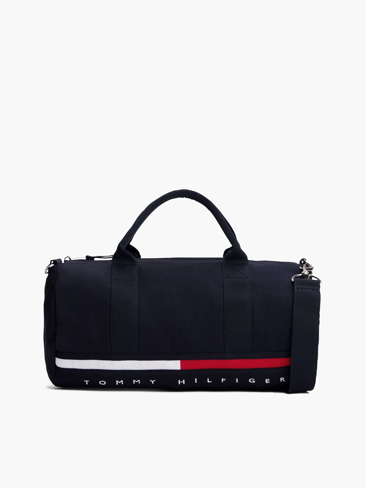 Kids' Flag Stripe Logo Duffel Bag — Sky Captain