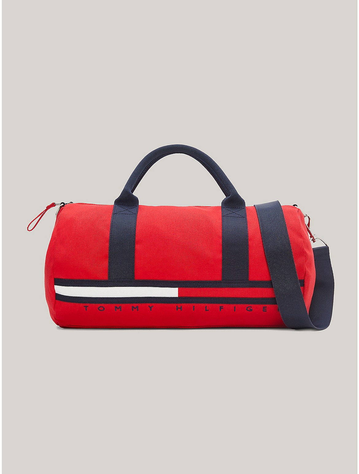 Tommy Hilfiger Kids' Flag Stripe Logo Duffle Bag - Red