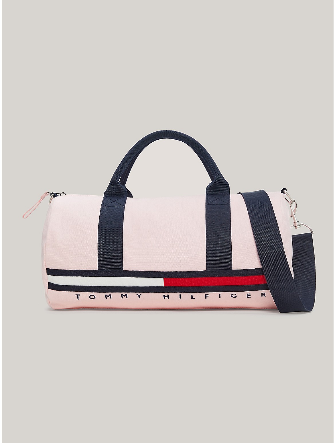 Tommy Hilfiger Kids' Flag Stripe Logo Duffle Bag - Pink