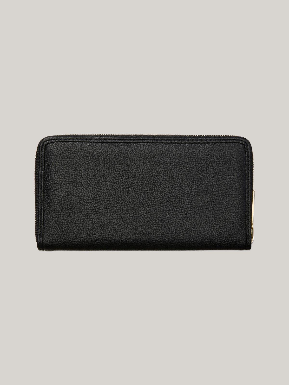 Large Zip Wallet — Black