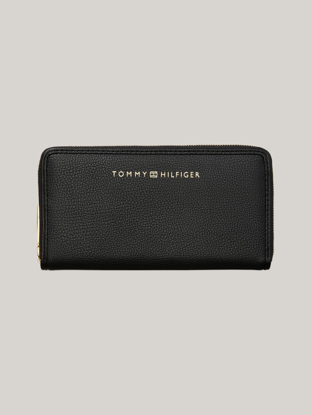 Large Zip Wallet — Black