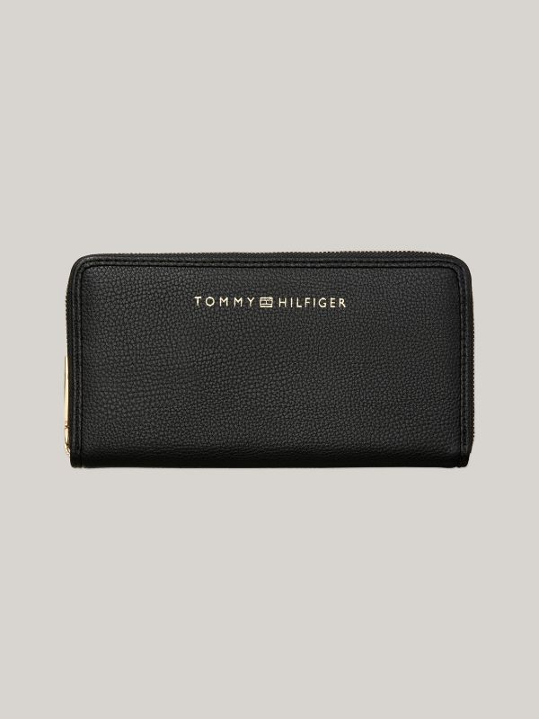 Large Zip Wallet — Black