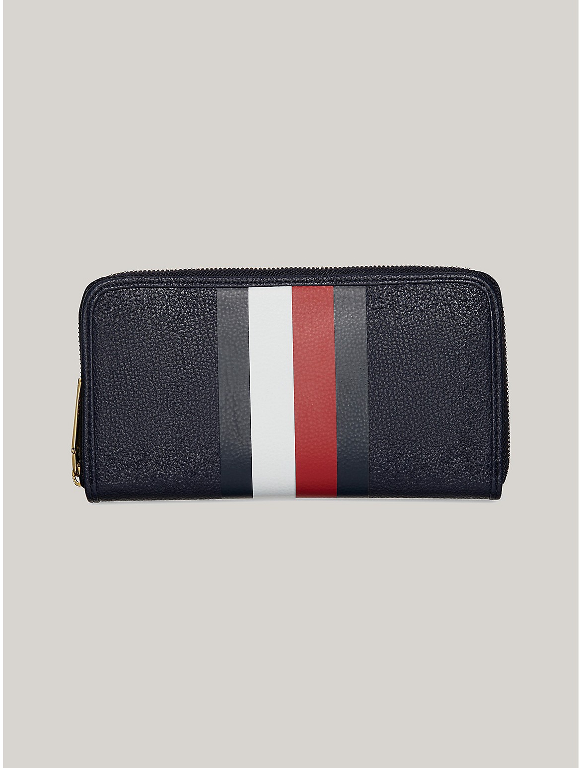 Tommy Hilfiger Women's Large Stripe Wallet - Blue