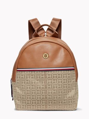 tommy hilfiger backpack tan