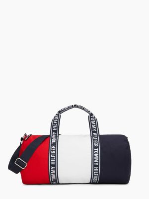 Logo Tape Colorblock Duffle Bag | Tommy 