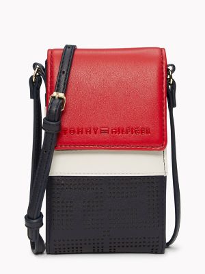 tommy hilfiger monogram crossover bag