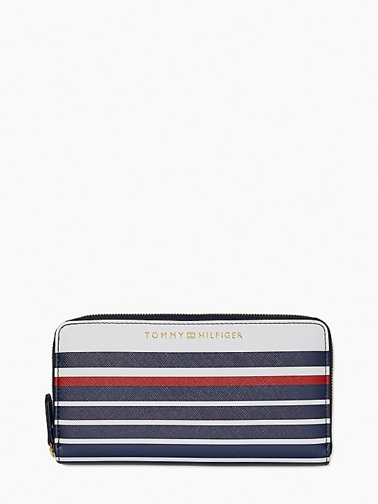 Icon Stripe Zip Wallet