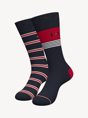 Tommy Hilfiger Men's Trouser Sock 2Pk Sky Captain -