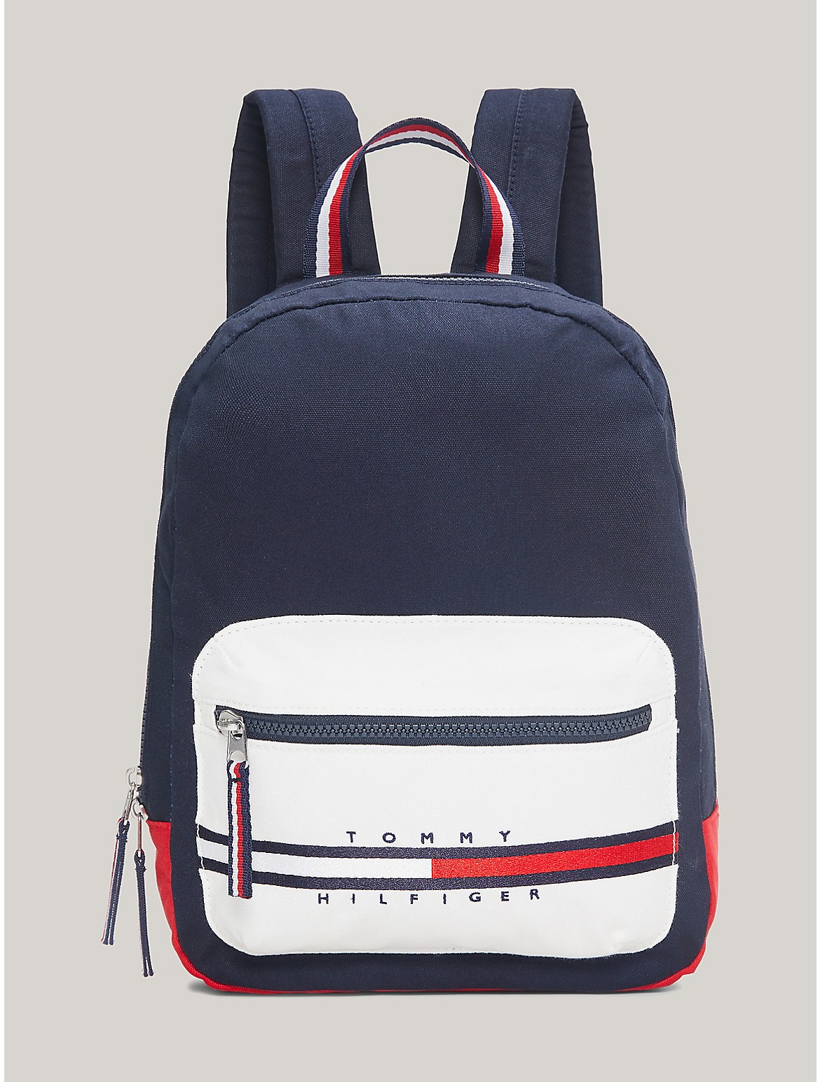 Tommy Hilfiger Kids' Flag Stripe Logo Backpack - Blue