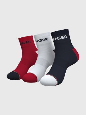 Quarter Top Sock 3-Pack, Navy/Multi