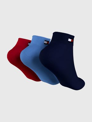 Quarter Top Sock 3-Pack, Navy/Multi
