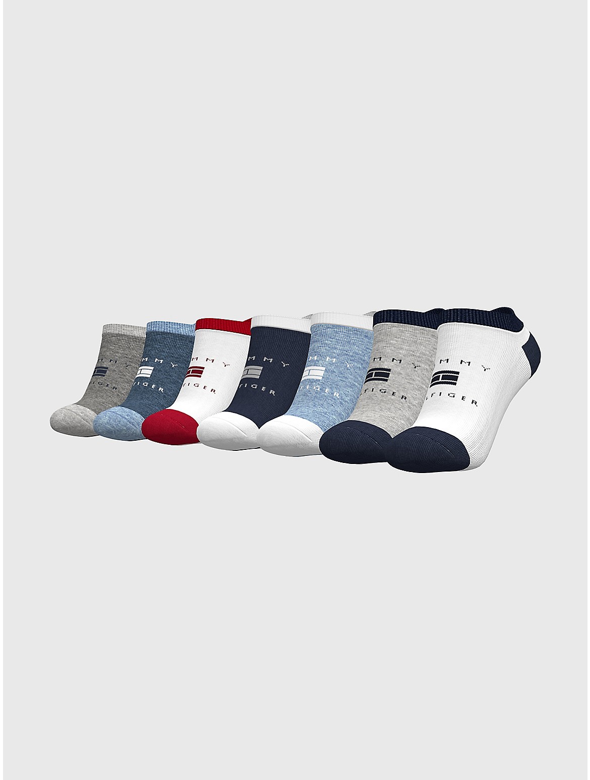 Tommy Hilfiger Kids' Ankle Sock 3-Pack - Multi - L