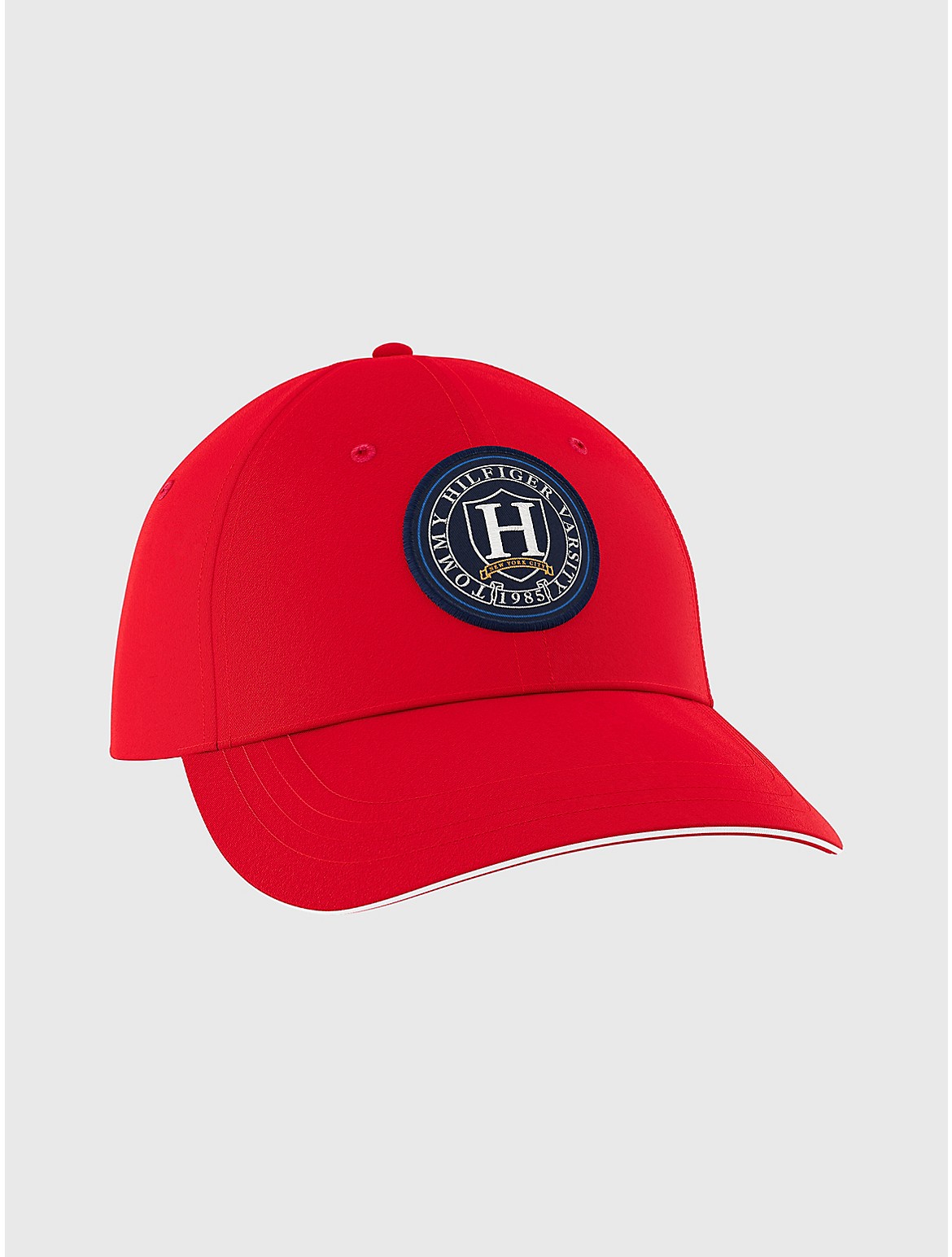 Tommy Hilfiger Men's Hilfiger Crest Baseball Cap - Red