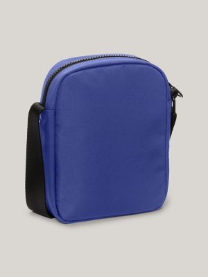 Tommy Logo Mini Reporter Bag, Faded Indigo