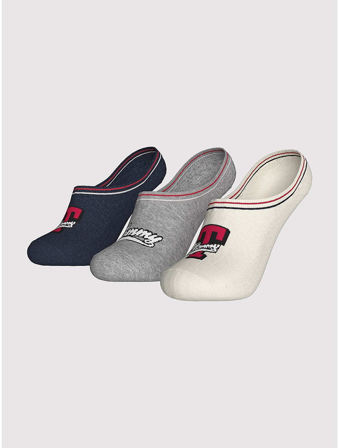 Tommy Hilfiger Girls' Kids' Liner Sock 3-Pack - White - M