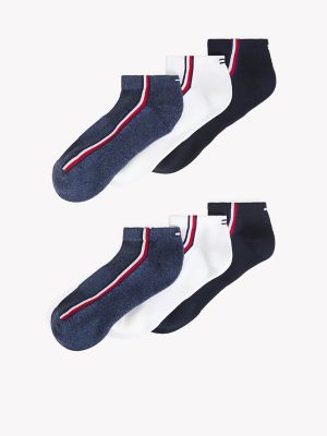 Sport Ankle Sock 3-Pack, Faded Indigo / Multi