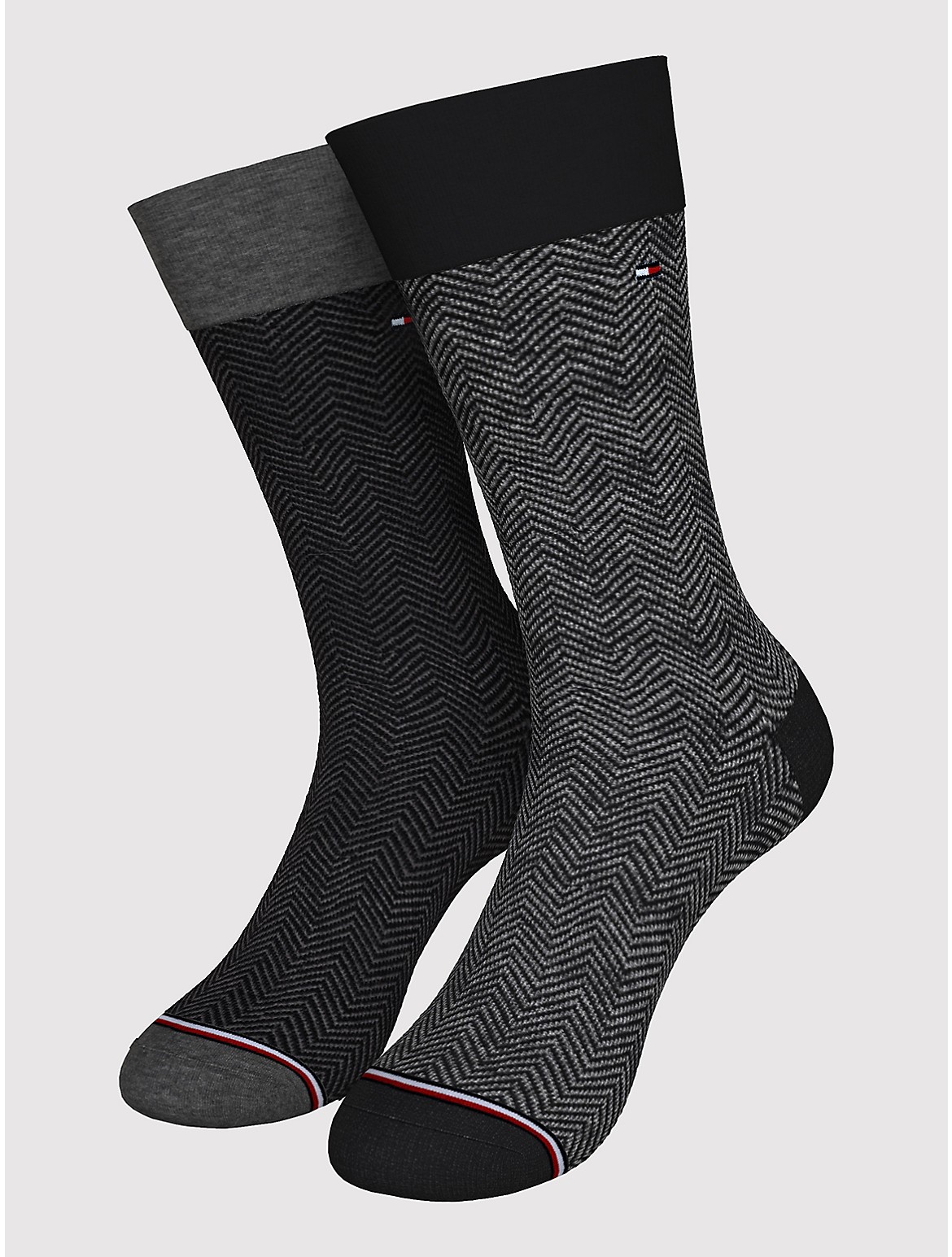 Tommy Hilfiger Men's Trouser Sock 2-Pack - Grey