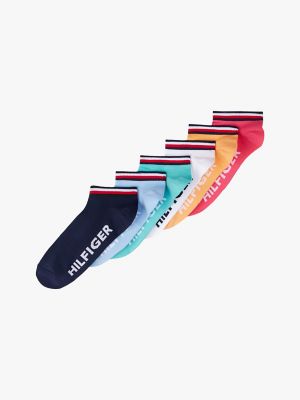 Hilfiger Sport Ankle Sock 6-Pack, Garden Rose/Multi