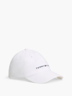 Kids' Tommy Logo Baseball Cap — Bright White 1