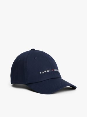 Kids' Tommy Logo Baseball Cap, Navy