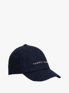 Babies' Tommy Logo Baseball Cap — Navy 1