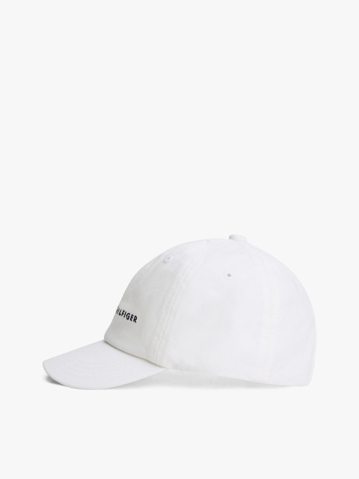 Babies' Tommy Logo Baseball Cap — Bright White