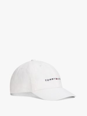 Babies' Tommy Logo Baseball Cap, Bright White
