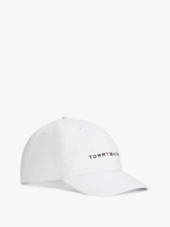 Babies' Tommy Logo Baseball Cap — Bright White 1