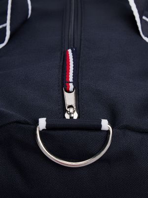 Мужская сумка Tommy Hilfiger Tommy Logo Duffel, цвет: Тёмно-синий — фото 6