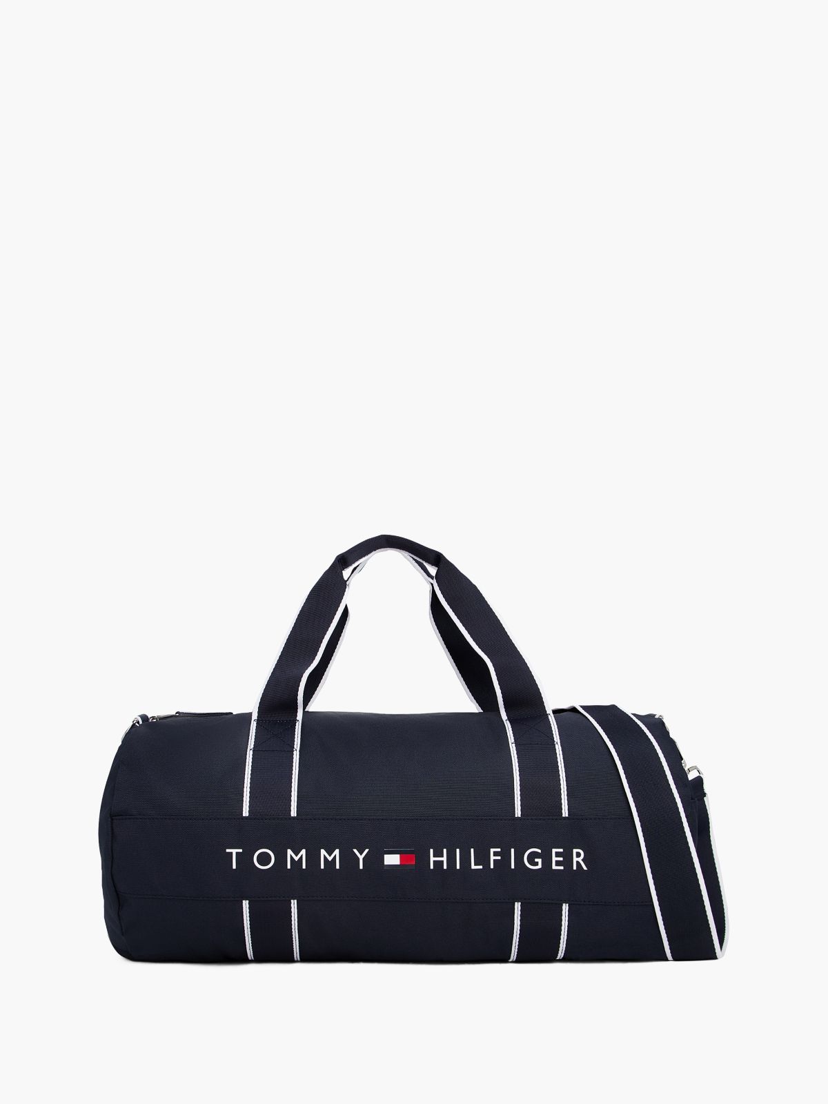 Tommy Logo Duffel Bag — Navy