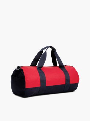 Мужские сумки Tommy Hilfiger Tommy Logo Colorblock Canvas Duffle Bag — фото 6