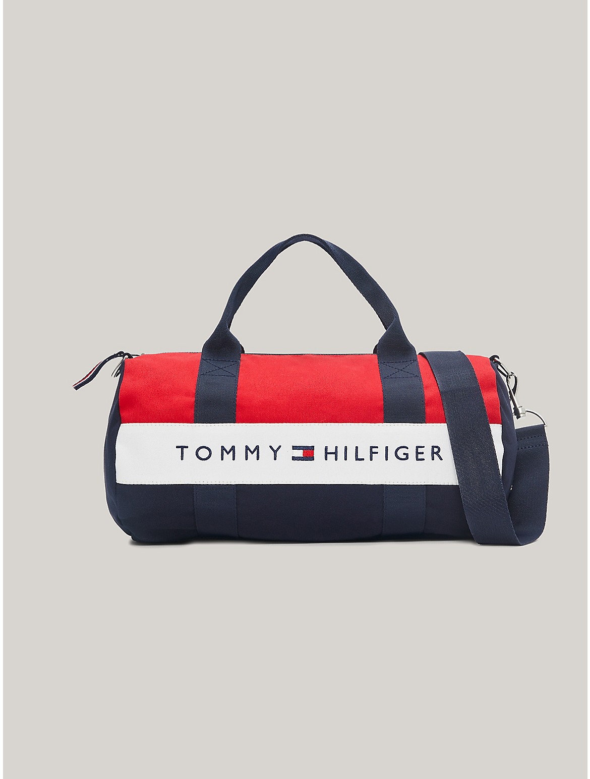Tommy Hilfiger Kids' TH Flag Logo Canvas Duffle Bag