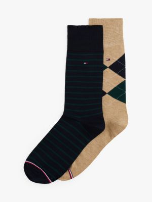 Trouser Sock 2-Pack, Camel Heather / Multi