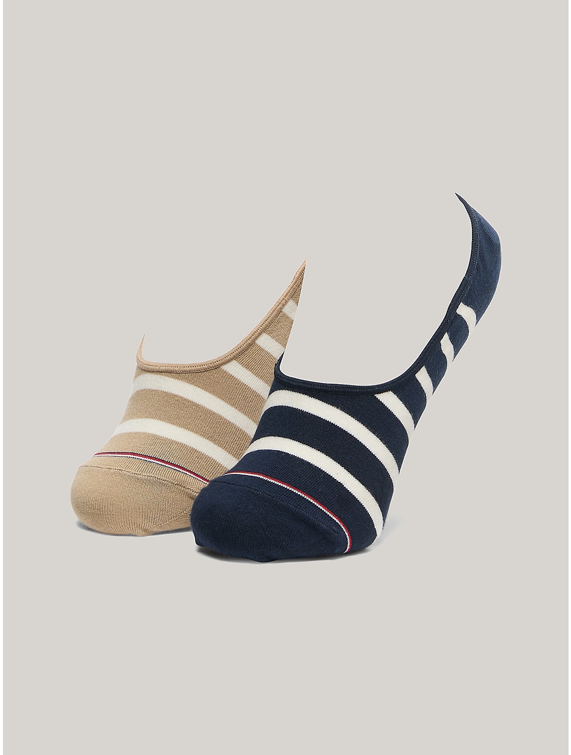 Tommy Hilfiger Men's Stripe No-Show Sock 2-Pack