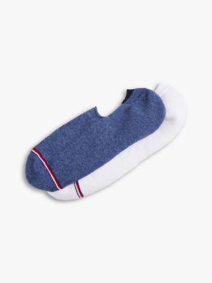 Print No-Show Sock 2-Pack, Lucent White