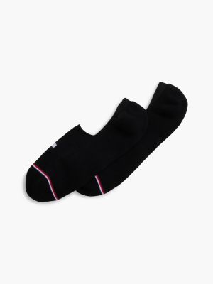 Print No-Show Sock 2-Pack, Deep Black/Multi