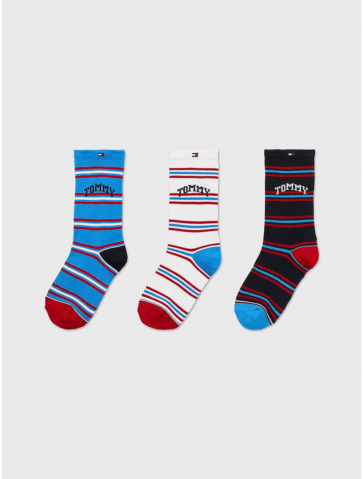 Tommy Hilfiger Boys' Kids' Trouser Sock 3-Pack