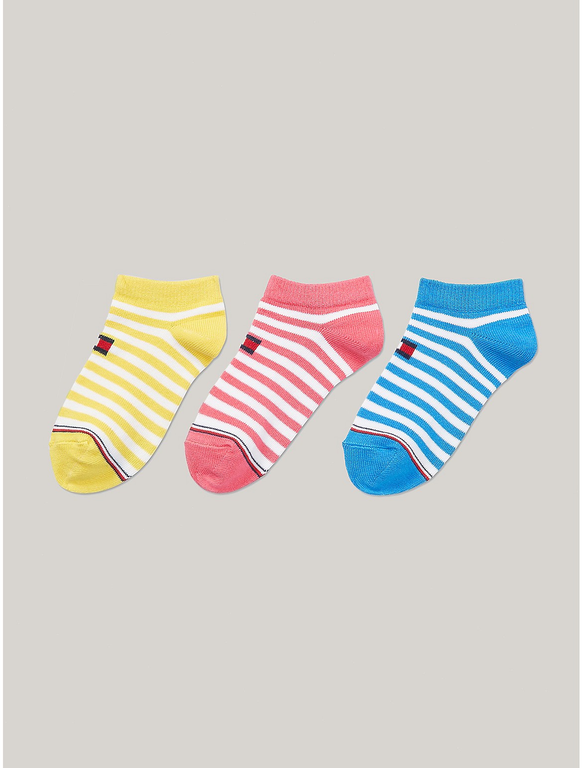 Tommy Hilfiger Girls' Kids' Ankle Sock 3-Pack