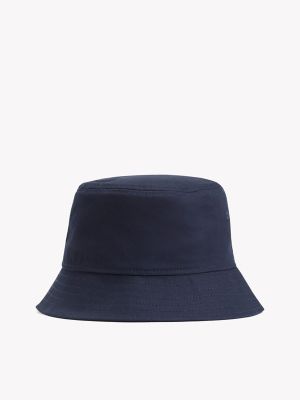 Tommy Logo Bucket Hat, Sky Captain