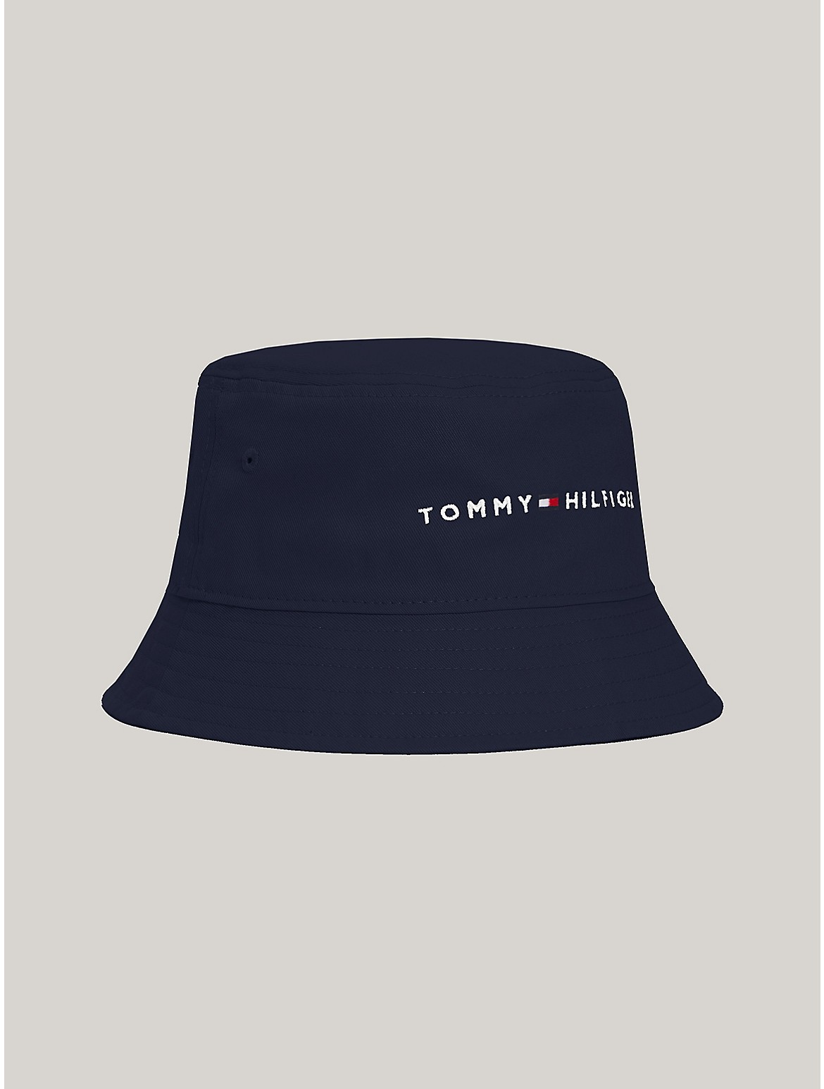 Tommy Hilfiger Tommy Logo Bucket Hat In Sky Captain
