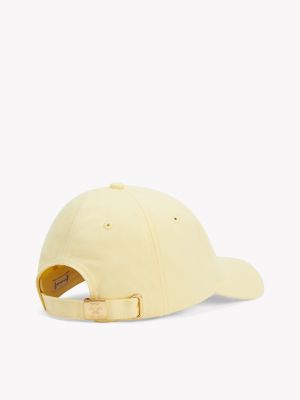 Monogram Plaque Baseball Cap, Mellow Yellow