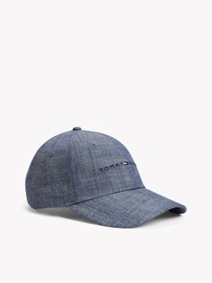 Tommy Logo Chambray Cap, Chambray