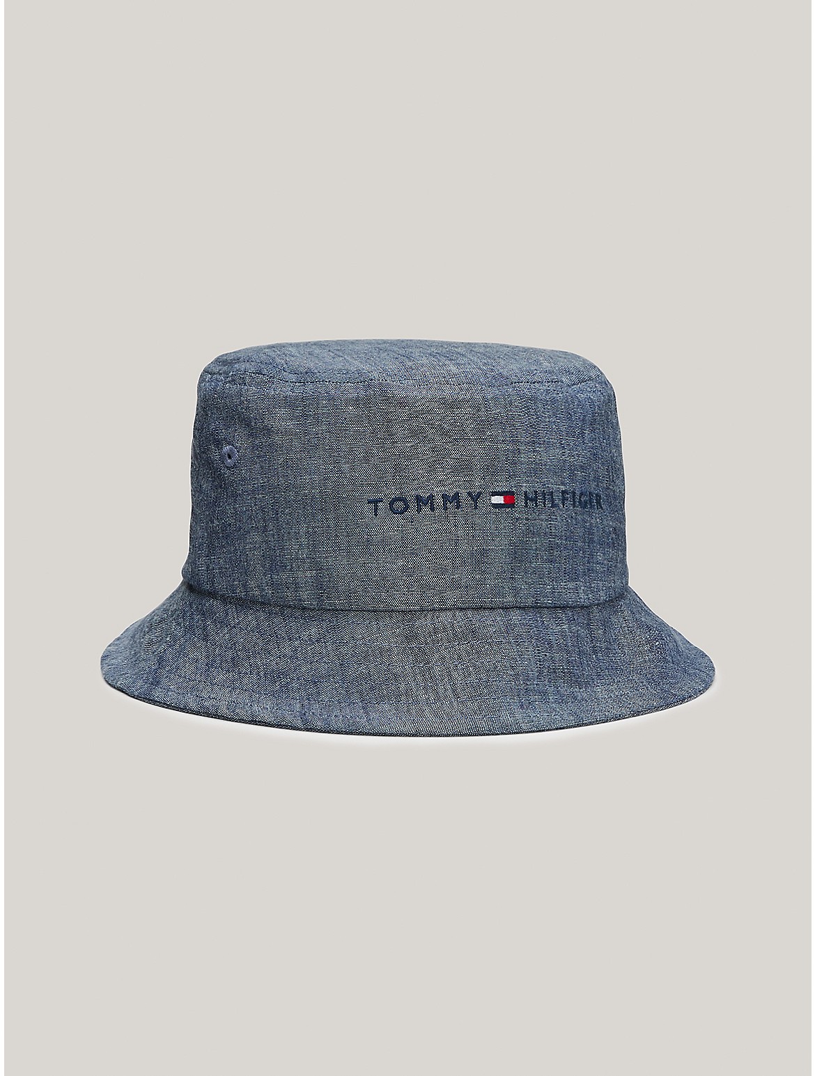 Shop Tommy Hilfiger Tommy Logo Chambray Bucket Hat