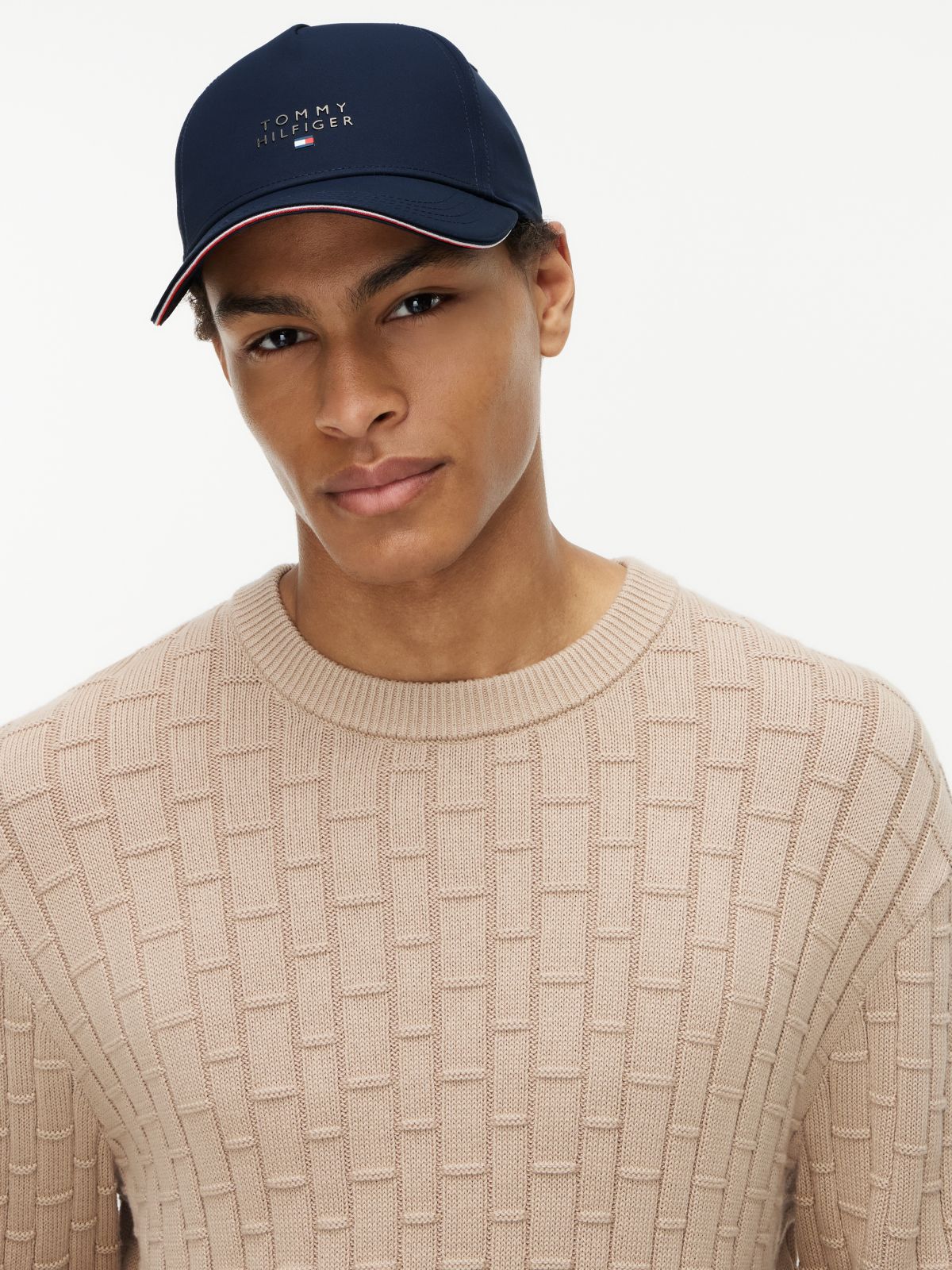 Hilfiger Logo Baseball Cap — Space Blue