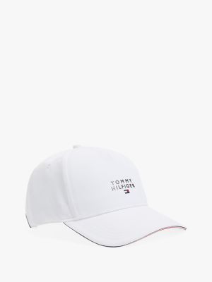 Hilfiger Logo Baseball Cap, Classic White