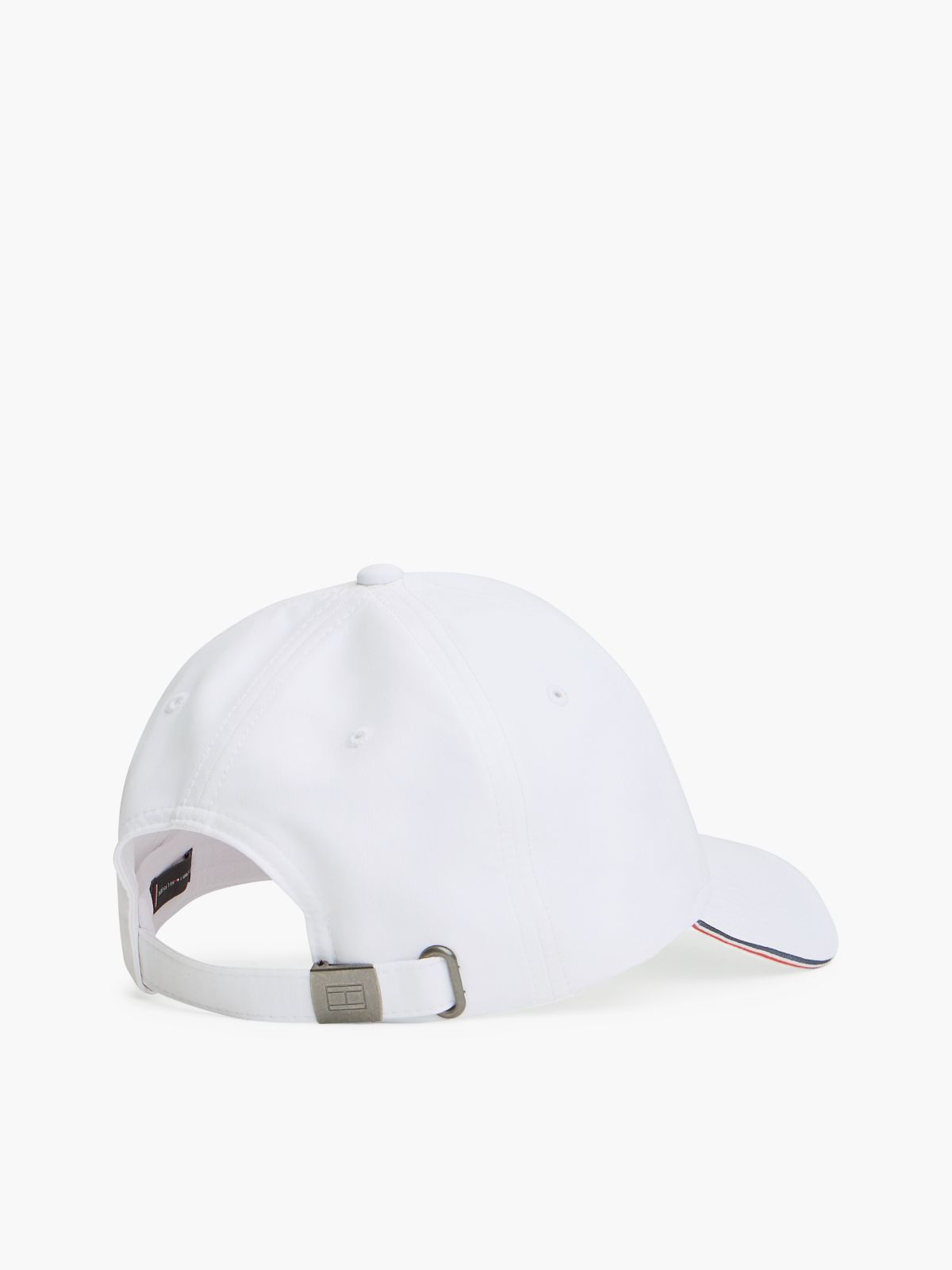 Hilfiger Logo Baseball Cap — Classic White