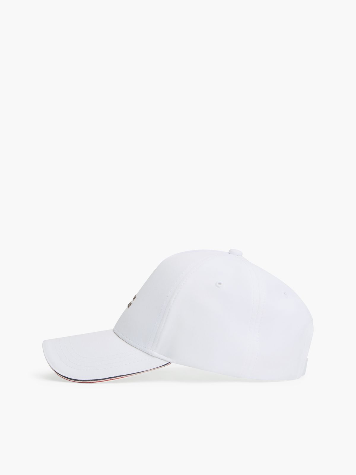 Hilfiger Logo Baseball Cap — Classic White