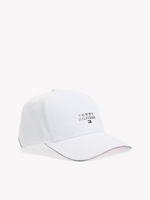 Hilfiger Logo Baseball Cap, Classic White