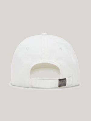 Flag Graphic Baseball Cap, Classic White